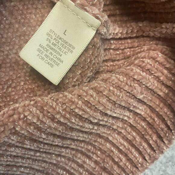 sweater Womens XL sweater knit Barbie pink Girly preppy cottagecore Sparkle‎ NWT - Picture 6 of 10